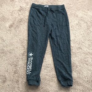 Barbell Voodoo sparkly joggers